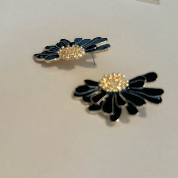 Flower earrings M839 - Picture 4 of 5